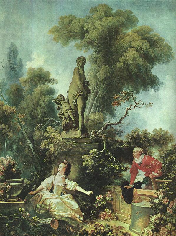 Jean Honore Fragonard The Meeting France oil painting art